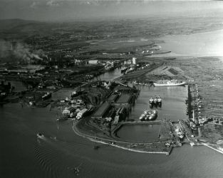 Cardiff Docks from the air